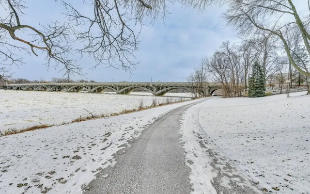 Riverfront Champlin Townhome w/ Deck & Water View!