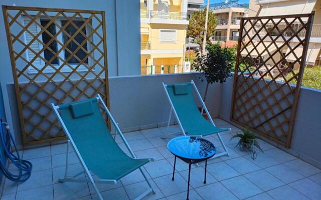 Studio Manolia on the beach