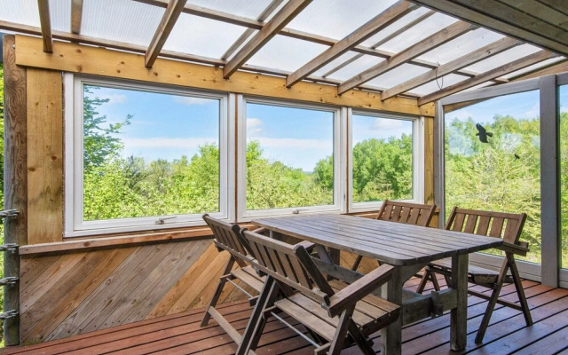 Quaint Holiday Home near Glesborg with Roofed Terrace