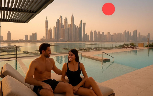 KeyRock - Dubai Marina with Pool & Gym