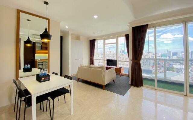 Spacious And Combined 2Br At Menteng Park Apartment