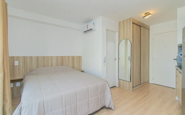 Studio com Varanda e Academia pr Ximo ao Metr