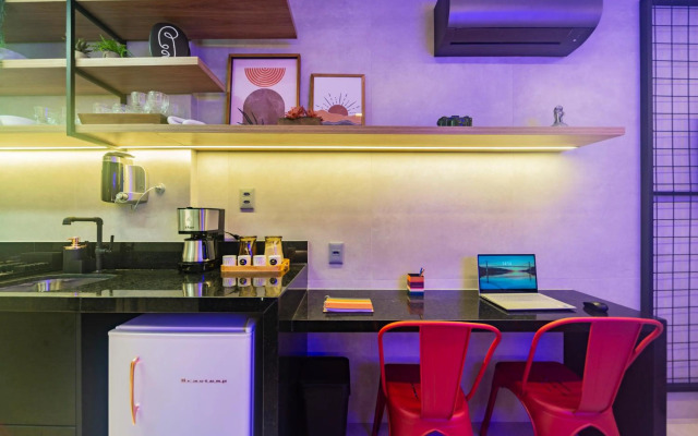 Lindo Apartamento frente para praia, Wi-Fi, estacionamento gratuito