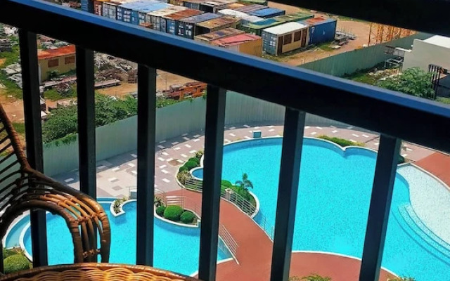 Modern Studio Poolside Balcony Near Mactan Airport
