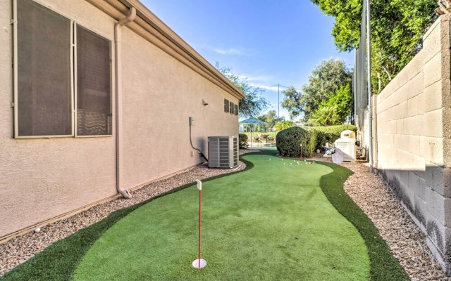Goodyear Home on Golf Course: Pool & Putting Green