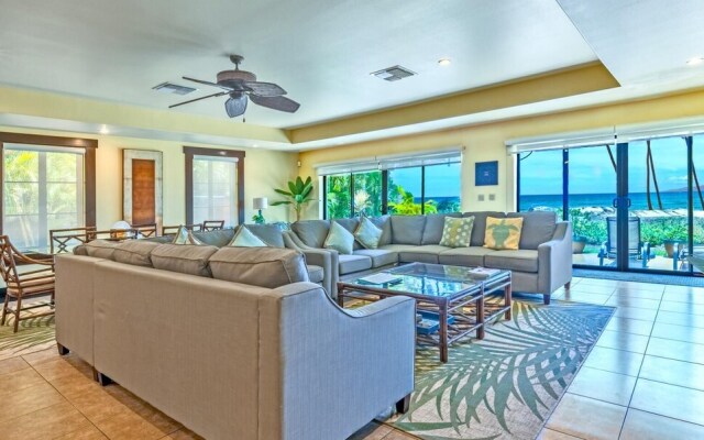 K B M Resorts- Hale-1470 Presidential 3bd, 3ba Beach-front Estate, A/c, Private Yard!