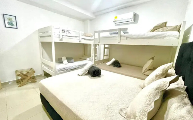 Apartamento 2CBM-1 Cerca al Mar con Wifi