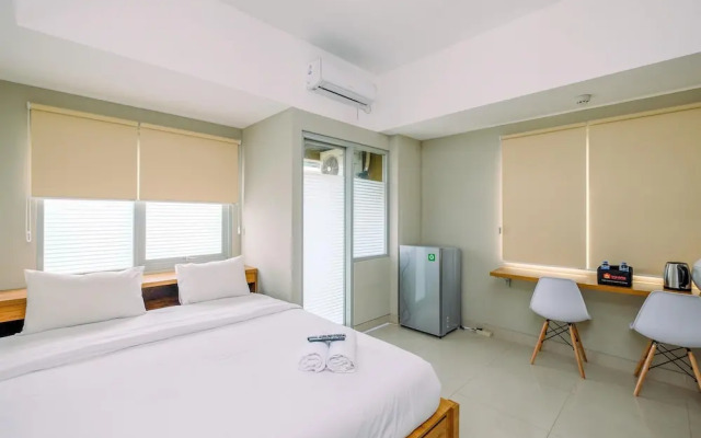 Elegant Wide View Studio Apartment at LRT City Jatibening