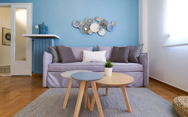 Blue Oasis In The Heart Of Koukaki