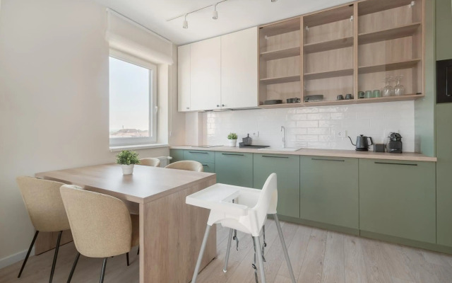 High view by shopping park