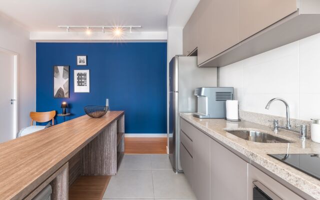 Apartamento estiloso com varanda| Vila Olímpia