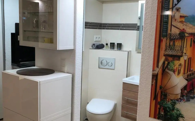 Ferienwohnung Apartment Dettum mit eigenem Bad, Kochnische und Wintergarten