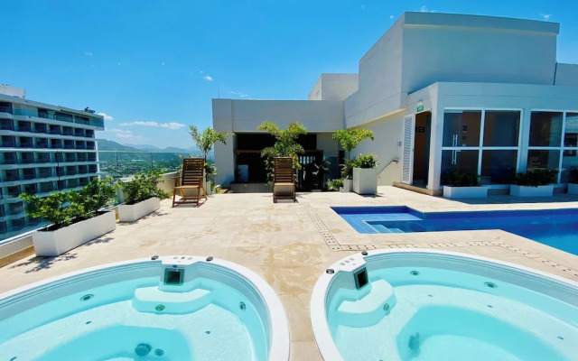 Blue loft ocean view