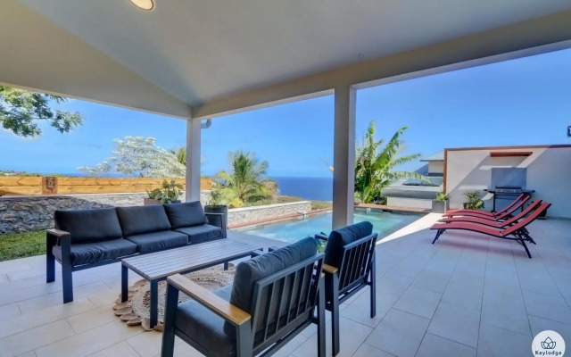 Villa Aïna - Piscine 4 étoiles - Vue mer - Saint Leu