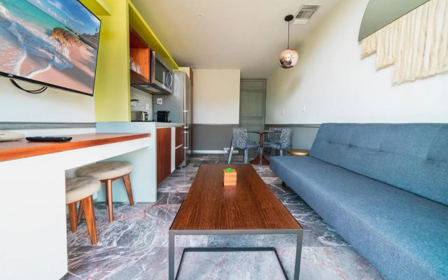 2 Suites, Terrace + Pool - Steps to Indigo Beach!