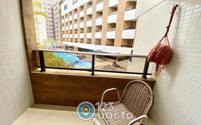 Gold Flat Cabo Branco by 123Quarto Hospedagem