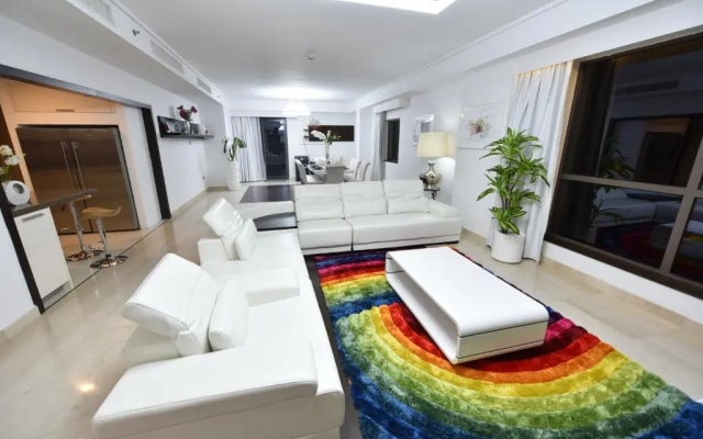 Dubai JBR Amaz Penthouse front sea 5 plus 1 Bdr private Climatized pool