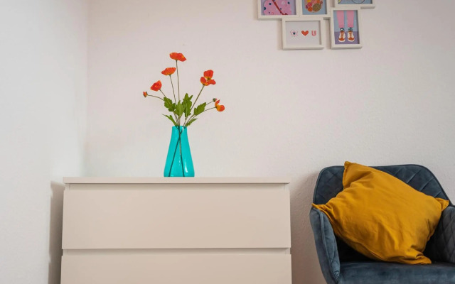 Schöne Dachterasse NETFLIX & PRIME Zentral Modern bis 4 Pers