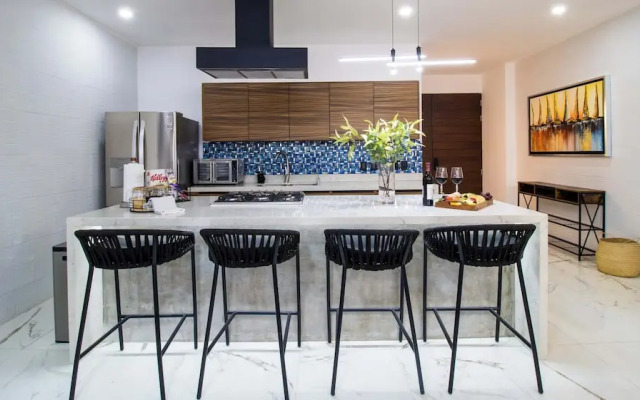 Serene Stylish Stay Roof Pool and Lounge