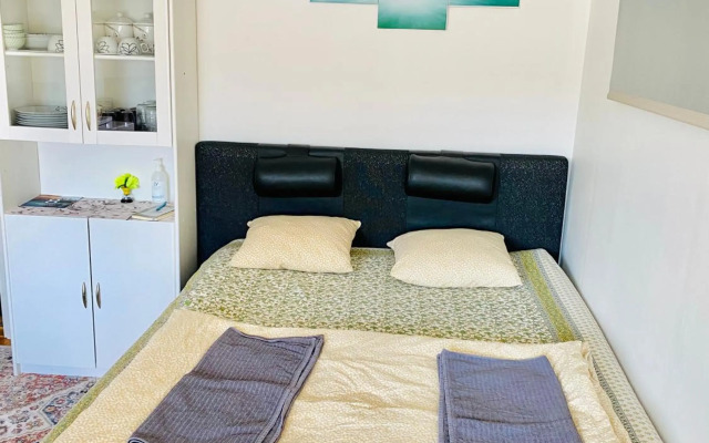 private bedroom and bathroom with private entrance