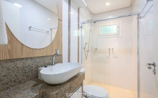 Sea View Apartment w Barbecue in Bombinhas Lga0201
