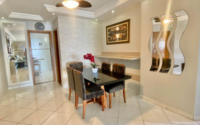 B082- Luxo à Beira-Mar | 3 Suítes c/ Vista | Wi-Fi