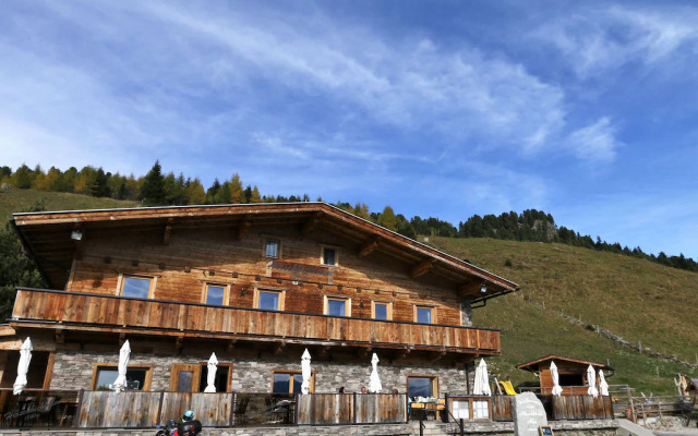 unique Hirschbichl Alm in the middle of the Zillertal mountains