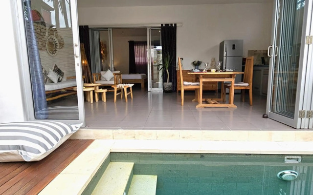 Villa Floppy New 1 bedr villa private Pool 5min beach