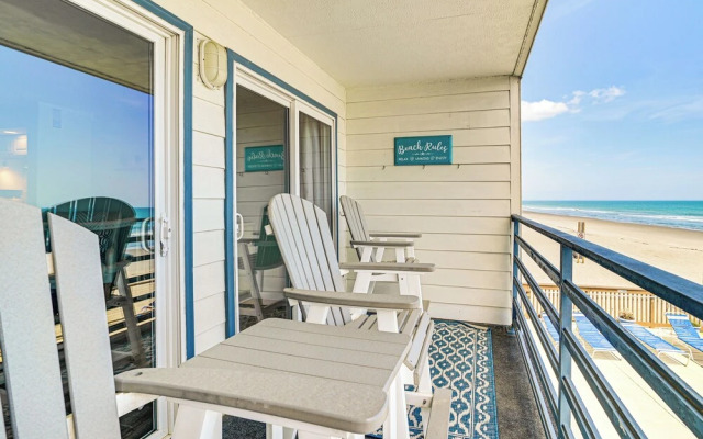 Oceanfront South Carolina Retreat - Pool & Balcony
