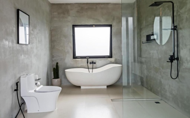 Villa MJ, One of a kind 4 bedroom with incredible views – Bathroom – Tibubeneng