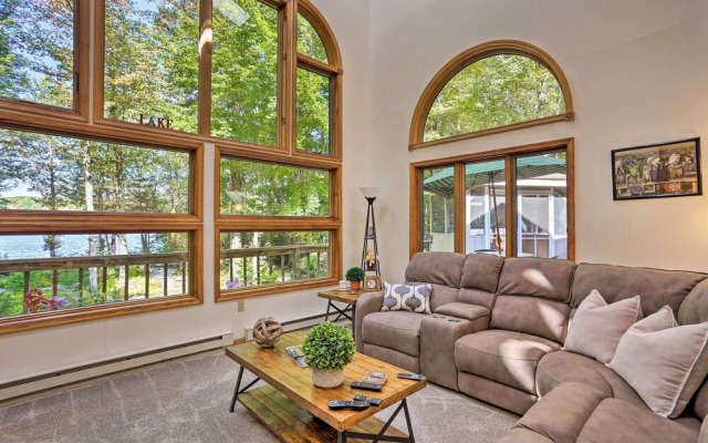 Pocono Lake Paradise w/ Private Beach & Dock!