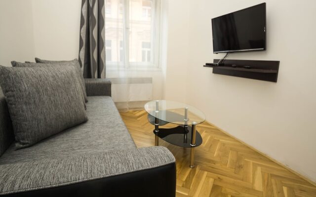 Black & White Apartment by Wenceslas Sq.