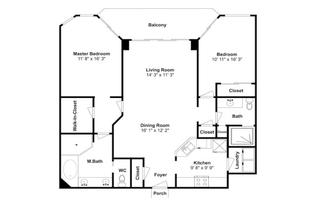 Silver Beach Towers #1805e