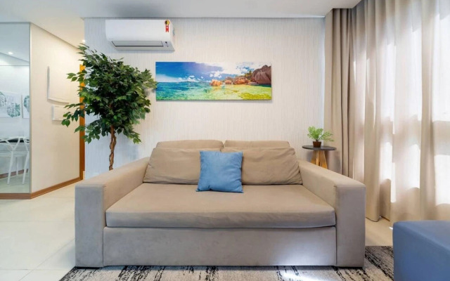 Apto de 2 Quartos Acomoda 6 Pessoas