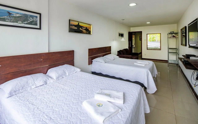 Studio reformado para 5 pessoas em Copacabana