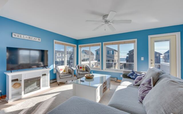 Wells Beach House w/ Ocean-view Deck