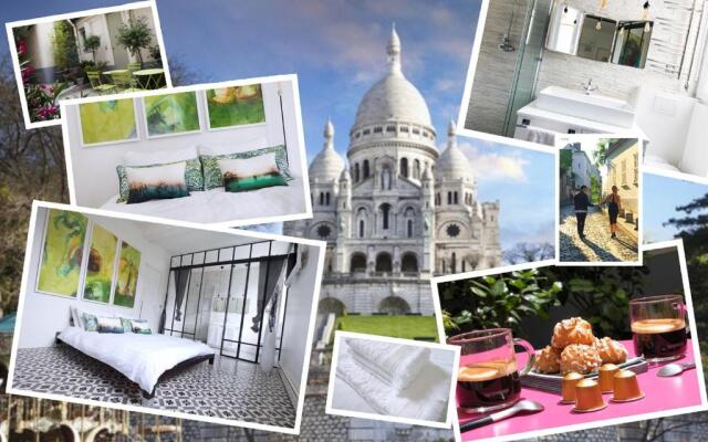 Romantic Artist Room Montmartre Bed  Breakfast