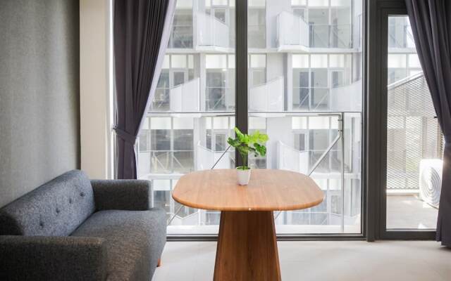 Studio Apartment With Sofa At Carstensz Residence