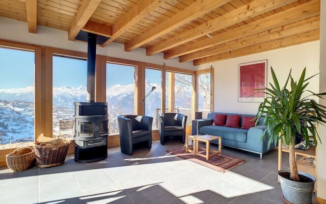 Chalet With in Veysonnaz With Wonderful Mountain View Fur