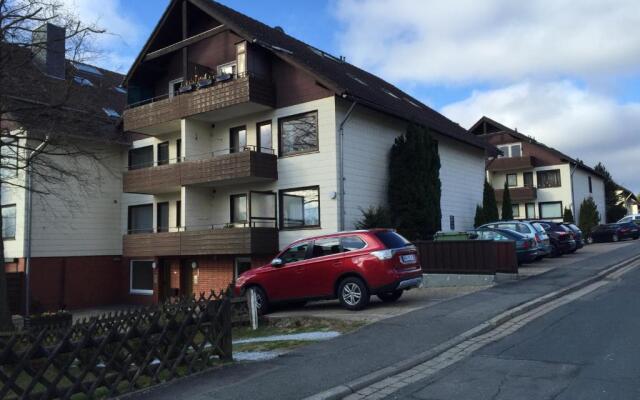 Wurmberg Hexe mit Blick auf den Wurmberg