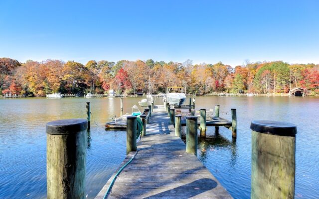 Waterfront Lusby Retreat w/ Deep-water Dock & Slip