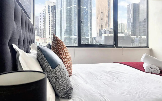 Stylish 2 Bedroom APT With CBD View Southbank