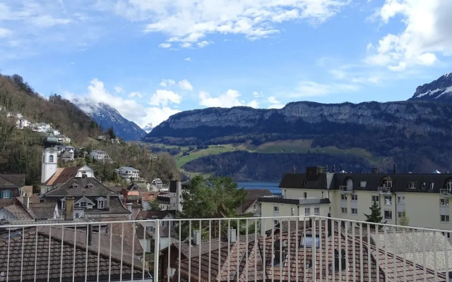 Room-organic BnB Froschkönig "dorfplatz"
