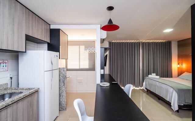 Flat com varanda no Setor Bueno - TH01403