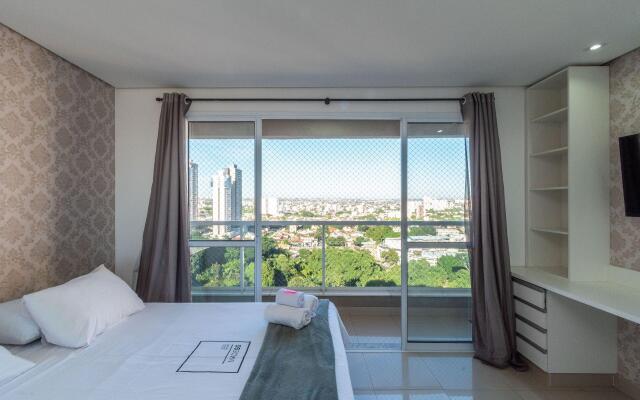 Flat aconchegante no Setor Bueno - TH1604