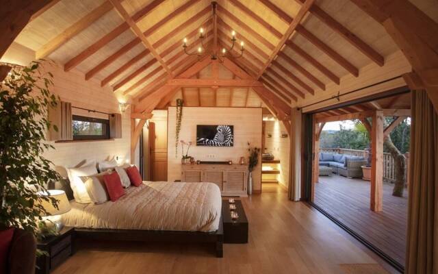 Cabane de Prestige avec Jacuzzi et Sauna privatifs