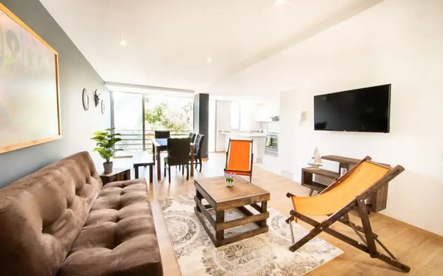 New Park Front Terrace Apt Near Polanco