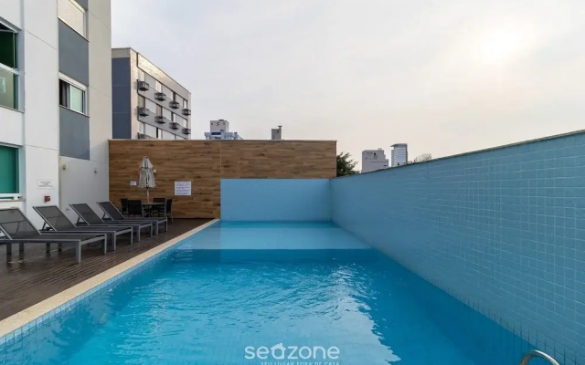 Apt w/ Swimming Pool Well Located Blumenau Neb0103