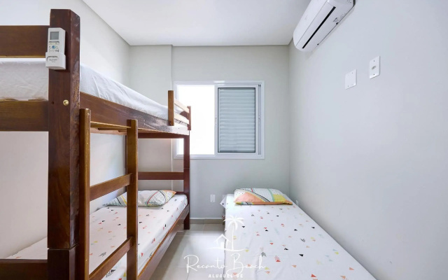 Apartamento térreo maravilhoso com mezanino para 10 pessoas