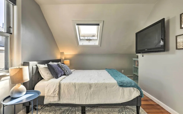 Pet-friendly Revere Getaway, Steps From the T!